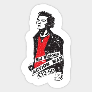 Sid Vicious - Action Man - (Mrdu_Graff) Sticker
